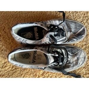 Vans x‎ MoMA The Scream Edvard Munch Art Shoes Women's 7.5 Men's 6 distressed